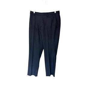 Uniqlo Black Heattech Office Career Work Business Straight Leg Dress Pant Size 8